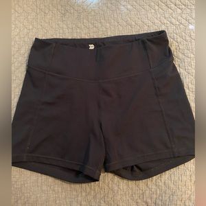 All in motion black biker shorts